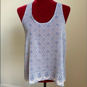 Tank top Blouse with a crochet detail